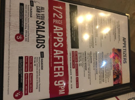 Chuck's Roadhouse Grill Mississauga Westdale menu