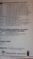 Cicero Pizzeria menu