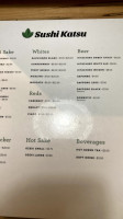 Sushi Katsu menu