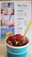 Blue Cow Frozen Yogurt food