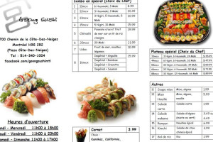 Goong Sushi food