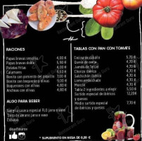 Flotante Alagón menu