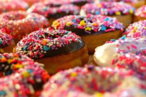 Pink In A Blanket Doughnuts food