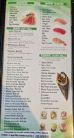 Tokyo Sushi menu