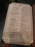 Tio's Bistro menu