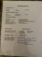 Pats Place menu