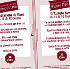 Osteria Fuori Uso Ristoranti menu