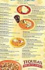 Tequila's Mexican Grill menu