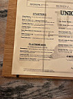 Union Straw menu