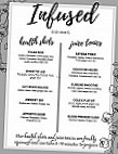 Infused Herbal Tea Lounge menu