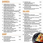 Spy-C Thai Carlton menu