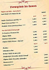 Schuetzenhaus menu