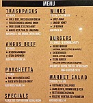 Reuben & Moore menu