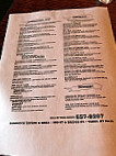 Sasquatch Tavern And Grill menu