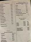 Fair City Cafe menu