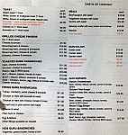 Coffee Guru menu