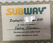 Subway Saint Paul menu