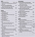 Aroy-Thai Restaurant menu