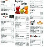 Viseu menu