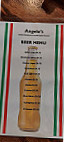 Angelo's Italian menu