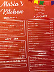 Maria’s Kitchen Mexican Cuisine And Cantina menu