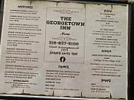 The Georgetown Inn menu