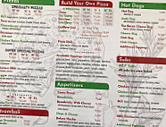 Pizza In Paris menu