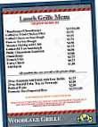 Woodlake Lodge, Golf, And Country Club menu