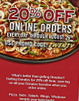 Donatos Pizza inside