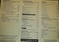 The Gettin' Spot menu