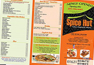 Spice Hut menu