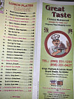 Great Taste Of Maple Shade Llc menu