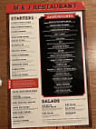 M&j Of Greer menu