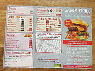 Sam's Grill menu