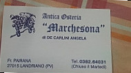 Antica Osteria Marchesona Di De Carlini Angela menu