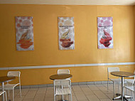 Tutti Frutti Frozen Yogurt inside