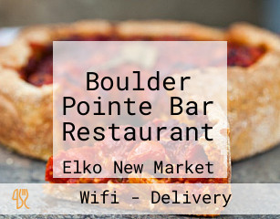 Boulder Pointe Bar Restaurant