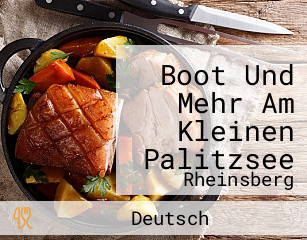 Boot Und Mehr Am Kleinen Palitzsee