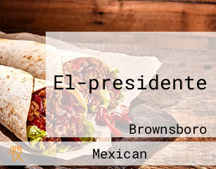 El-presidente