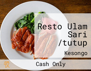 Resto Ulam Sari /tutup