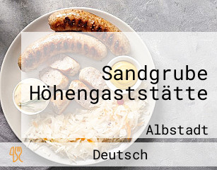 Sandgrube Höhengaststätte