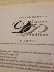 restaurant le domaine