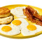 Three Egg Breakfast Plate