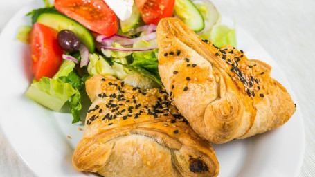 L2 Spinach Pie With Greek Salad.