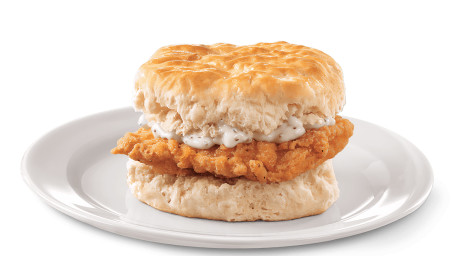 Chicken Gravy Biscuit Sandwich