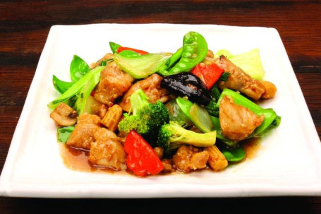 M11 Beancurd,Mushroom Vegetables Stir Fry