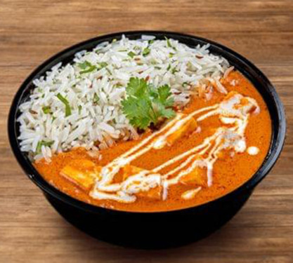 Ryż Jeera Z Masłem Paneer Masala