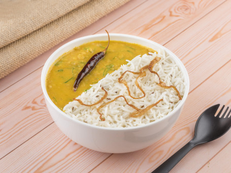 Methi Dal Fry With Jeera Rice Bowl