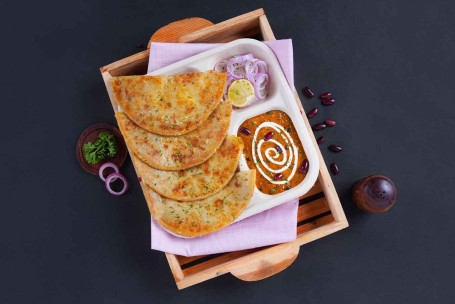 Aloo Paratha Z Dal Makhani