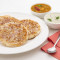 Onion Uthappam With Sambar And Chutney